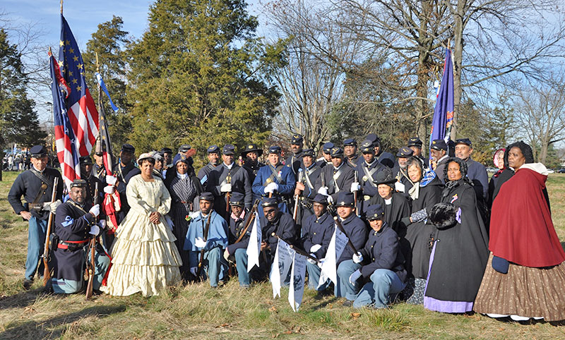 USCT Units at Remembrance Day